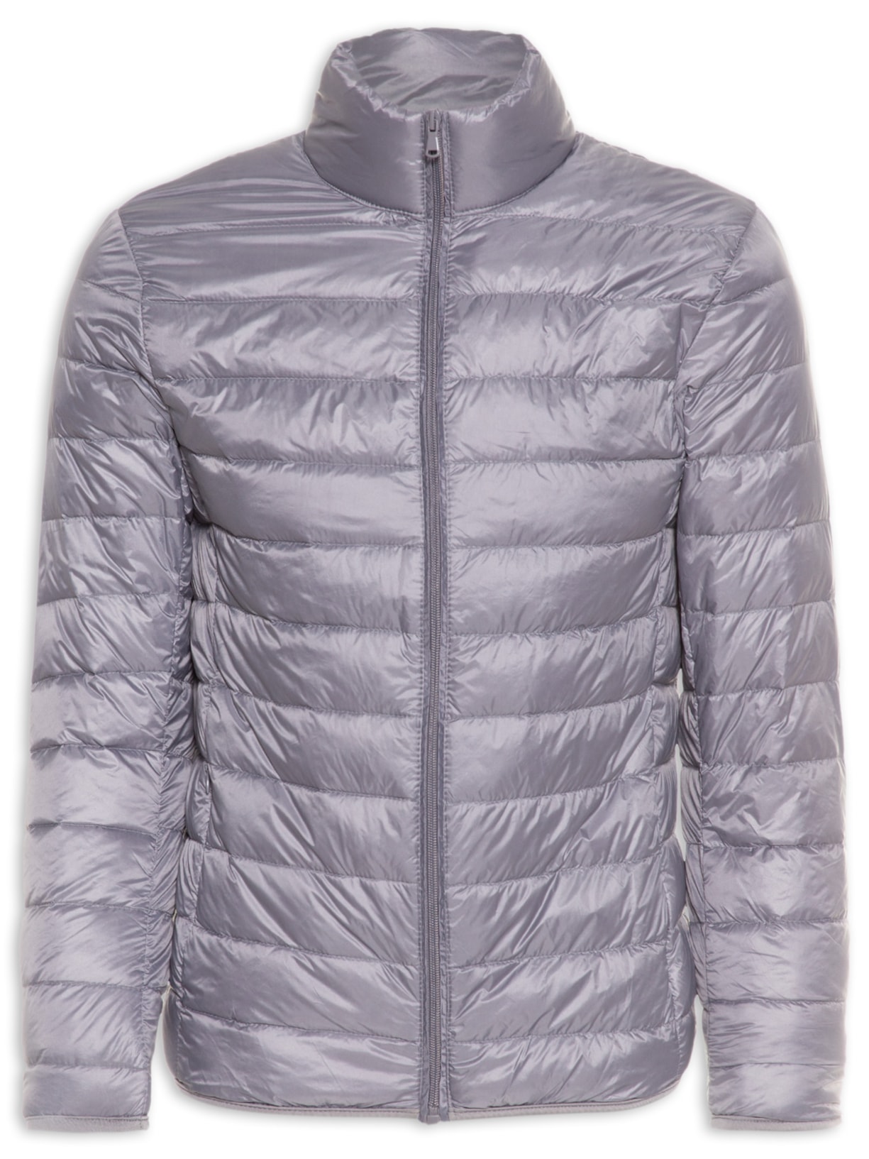 Jaqueta Masculina Puffer Basic Cinza Kour