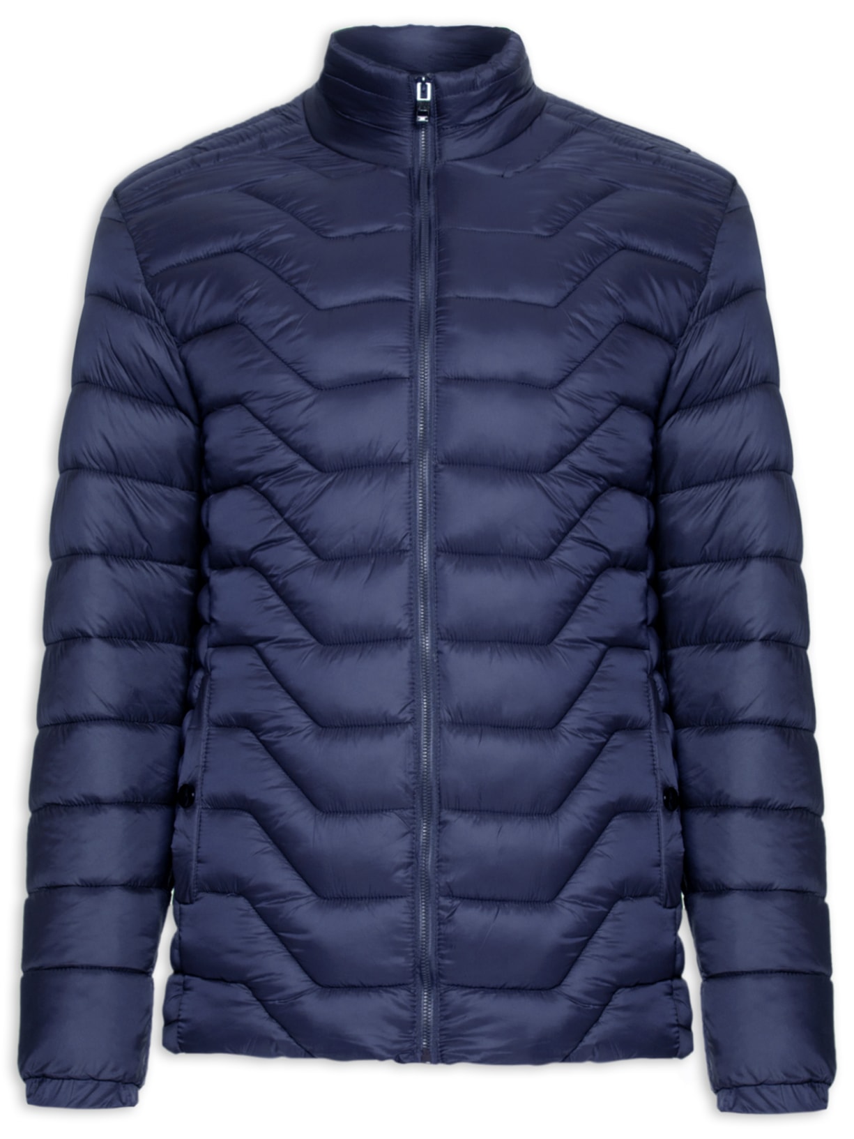 Jaqueta Masculina Puffer Básica - Azul