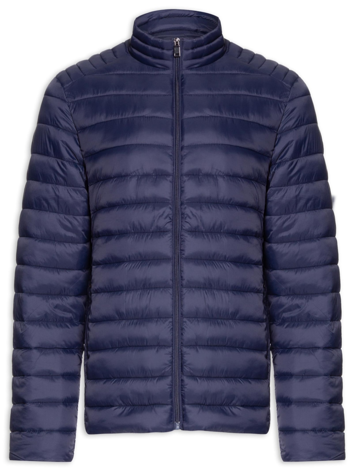 Jaqueta Masculina Puffer Basica - Azul