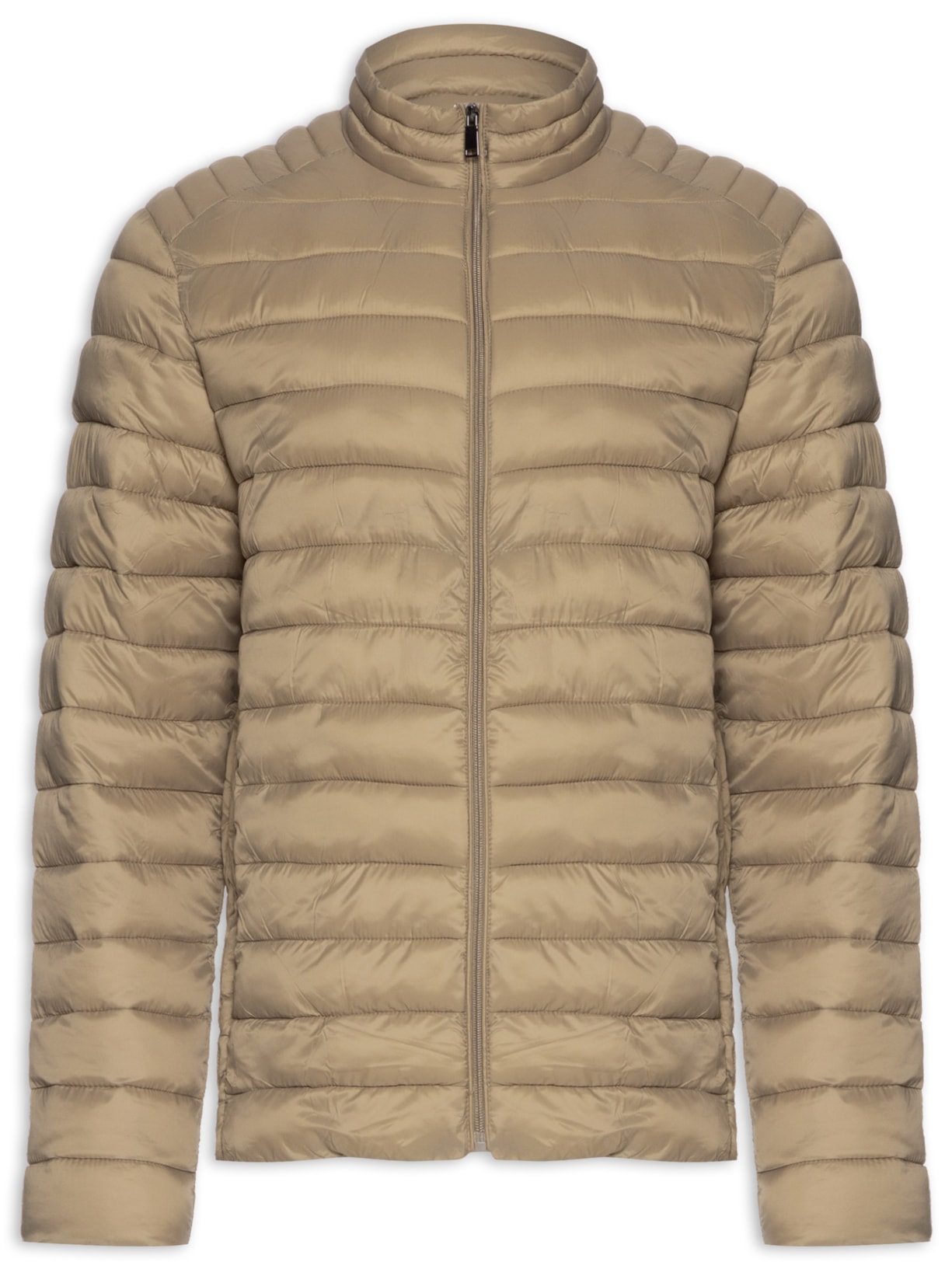 Jaqueta Masculina Puffer Basica - Bege