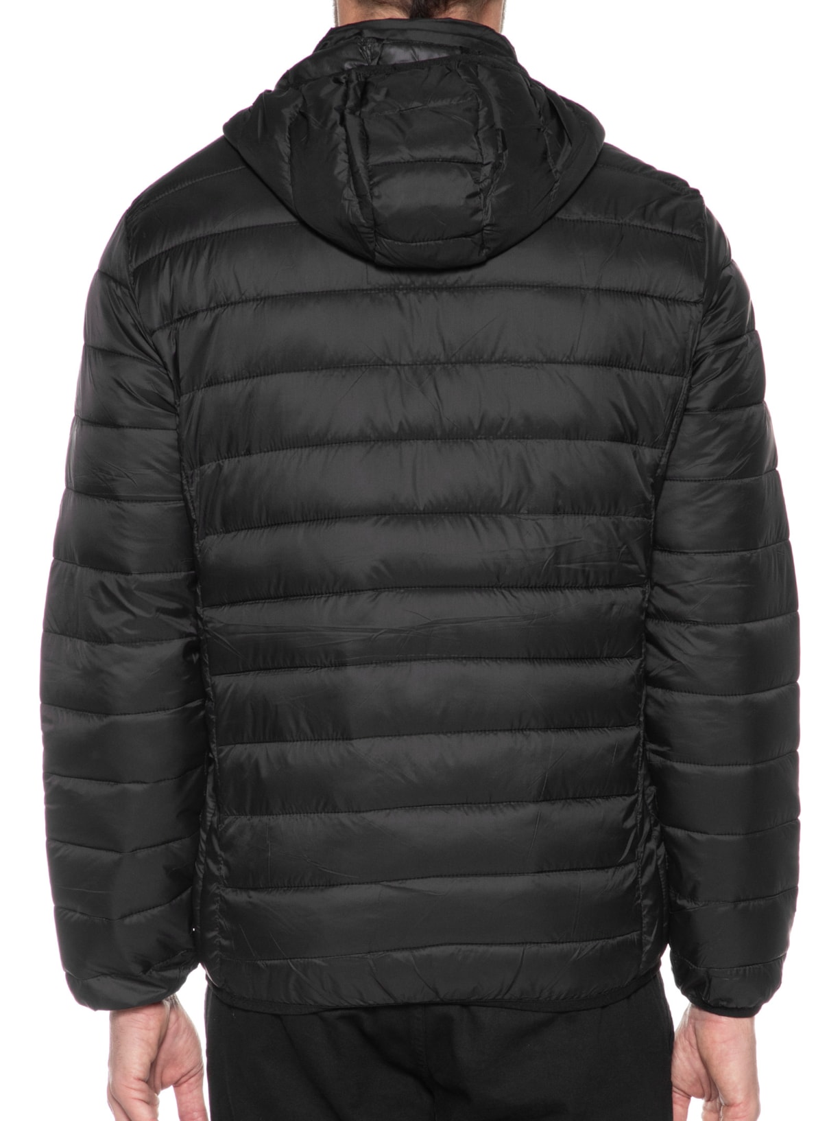 Jaqueta Masculina Puffer Básica Preto '2 Essential