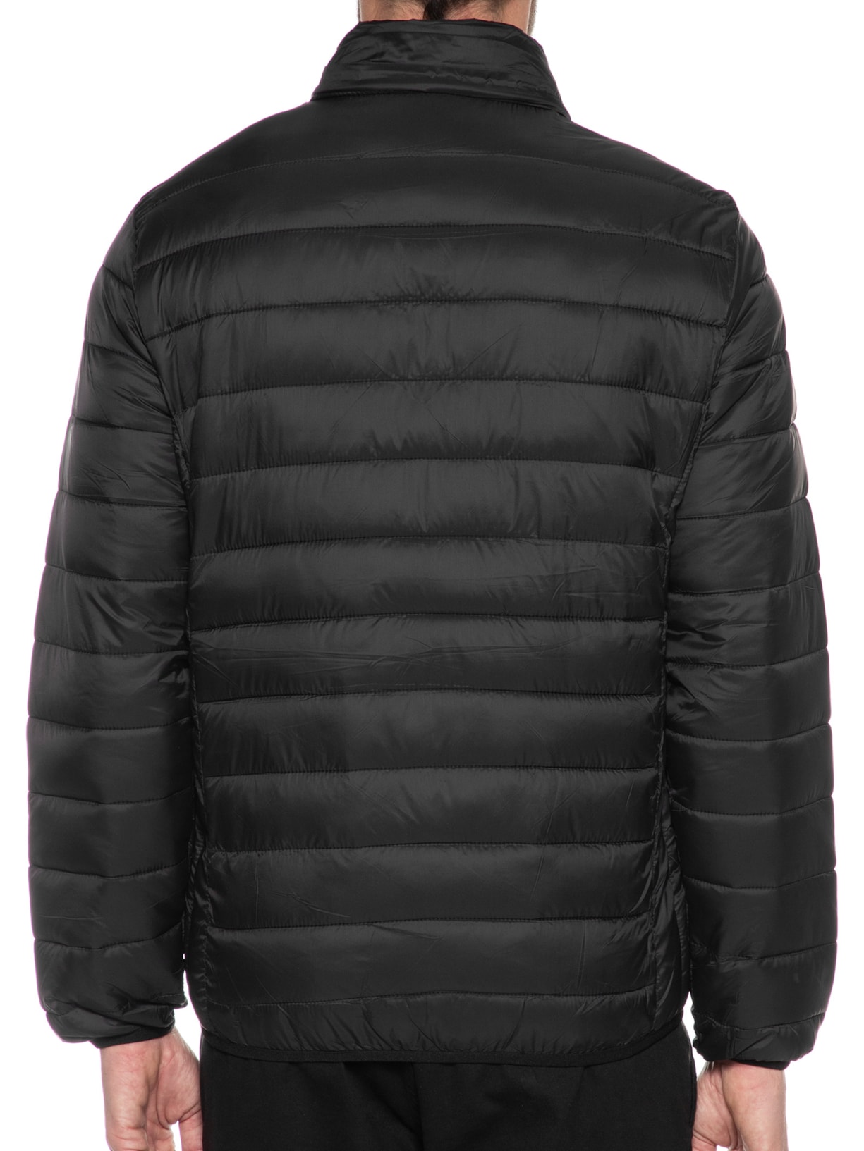 Jaqueta Masculina Puffer Básica Preto '2 Essential