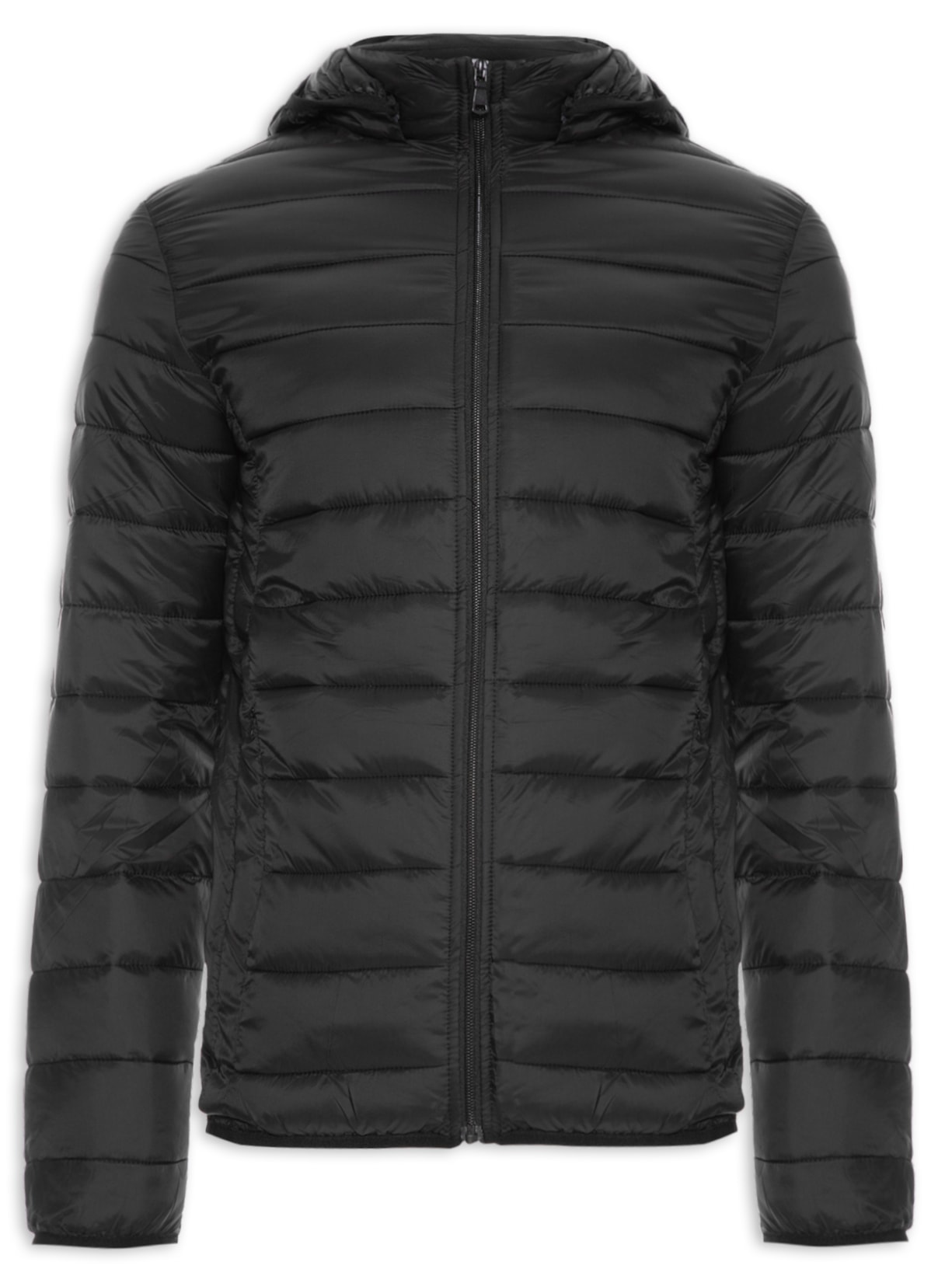 Jaqueta Masculina Puffer Básica - Preto