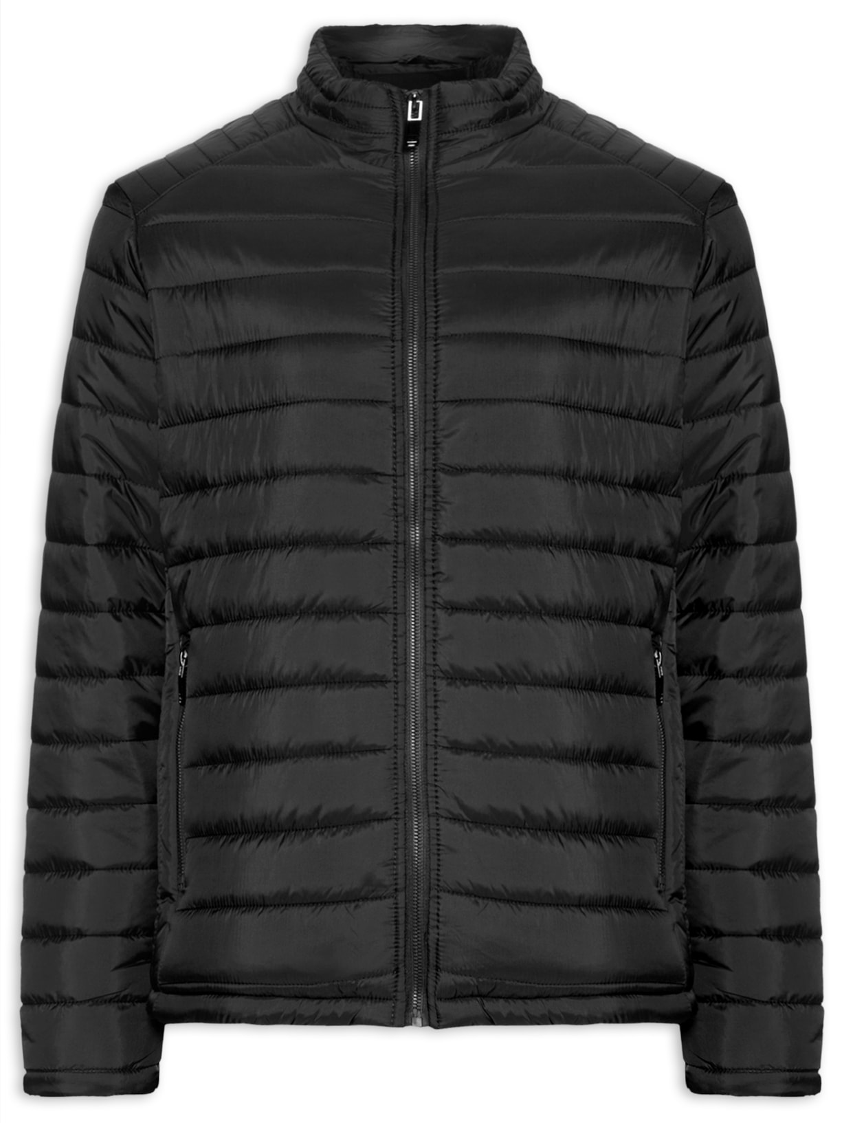 Jaqueta Masculina Puffer Básica - Preto