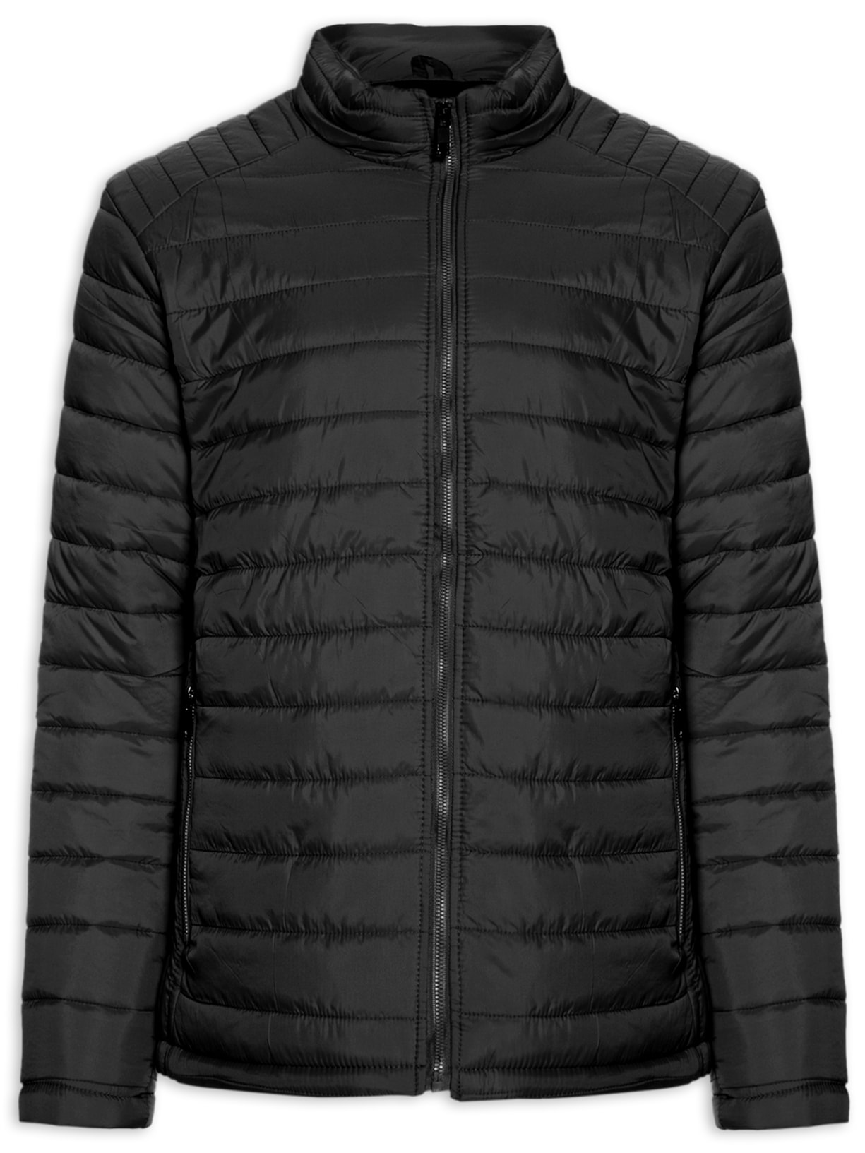 Jaqueta Masculina Puffer Básica - Preto