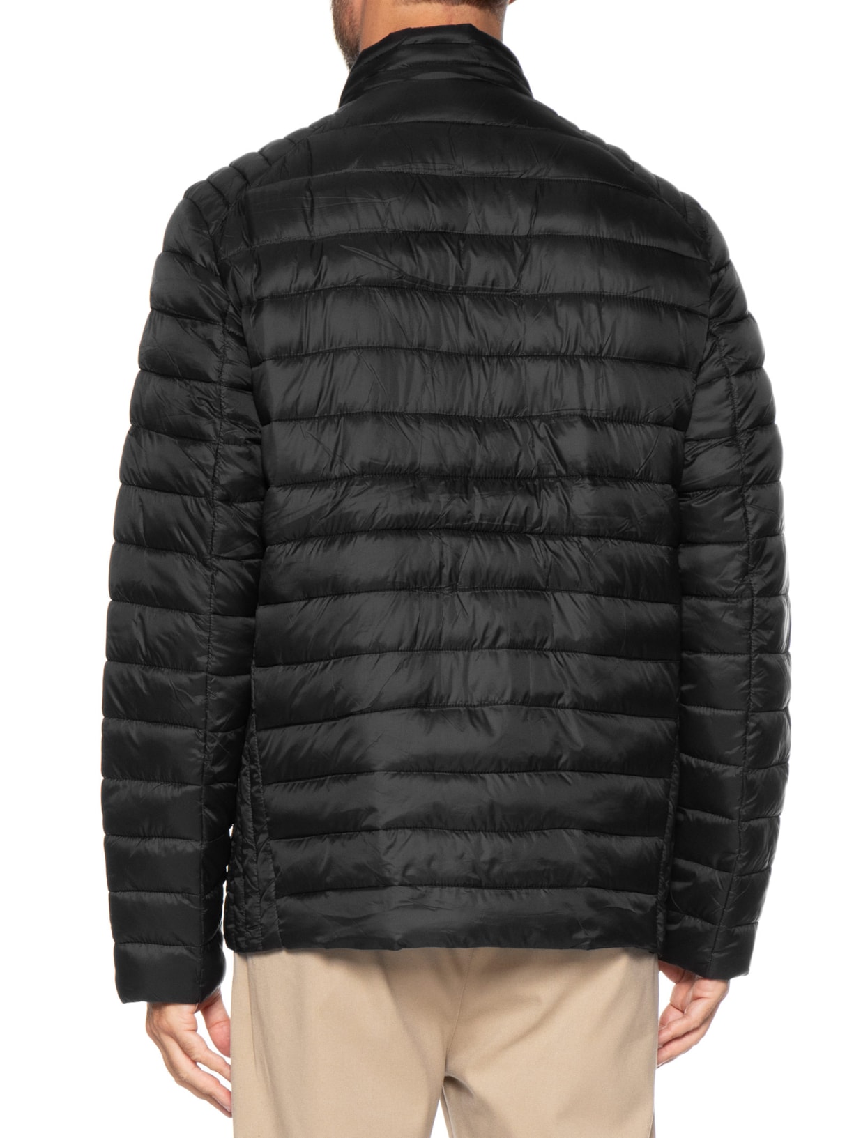 Jaqueta Masculina Puffer Básica Preto Basiq Men