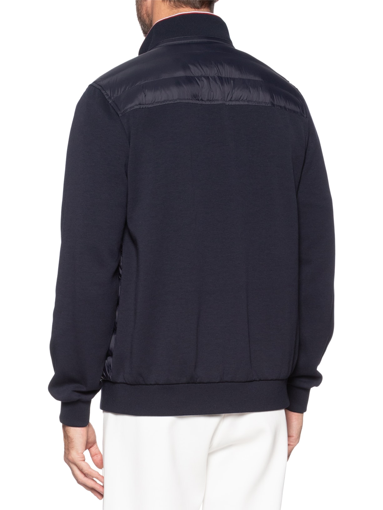 Jaqueta Masculina Puffer Básica Stand Collar Azul Tommy Hilfiger