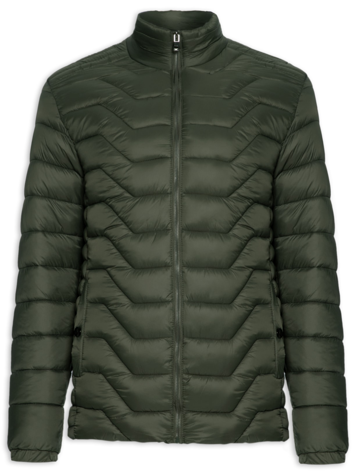 Jaqueta Masculina Puffer Básica - Verde