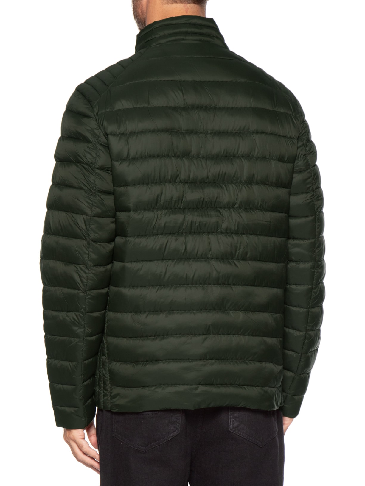 Jaqueta Masculina Puffer Básica Verde Basiq Men