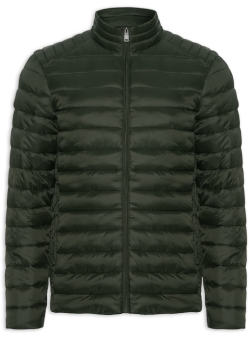 Jaqueta Masculina Puffer Básica - Verde