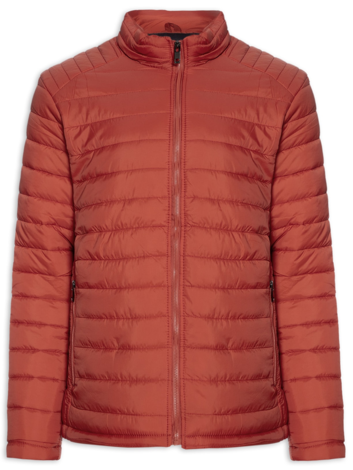 Jaqueta Masculina Puffer Básica - Vermelho