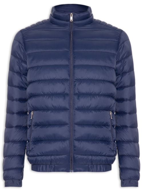 Jaqueta Masculina Puffer Básica – Azul