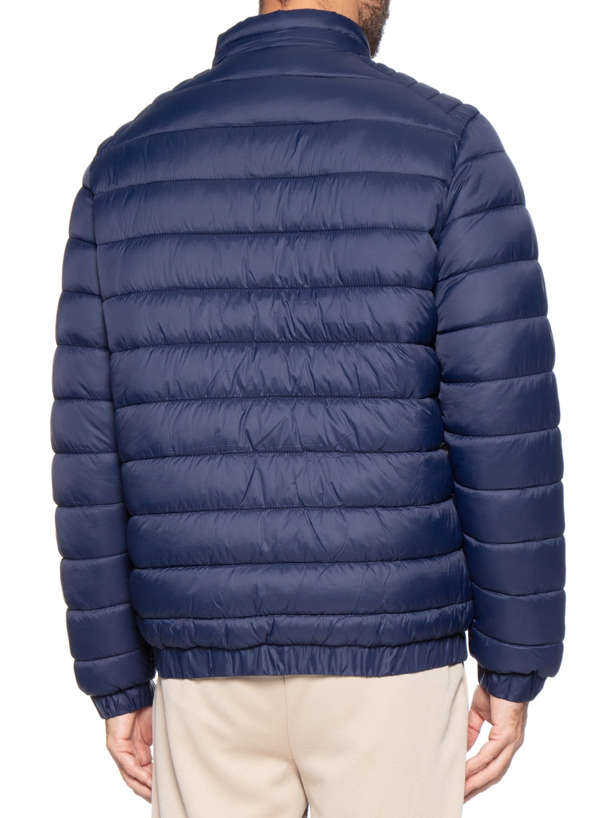Jaqueta Masculina Puffer Básica – Azul Basiq Men