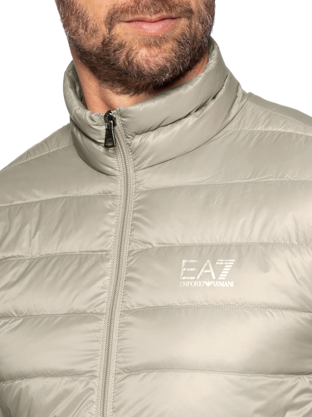 Jaqueta Masculina Puffer Bege Ea7 Emporio Armani