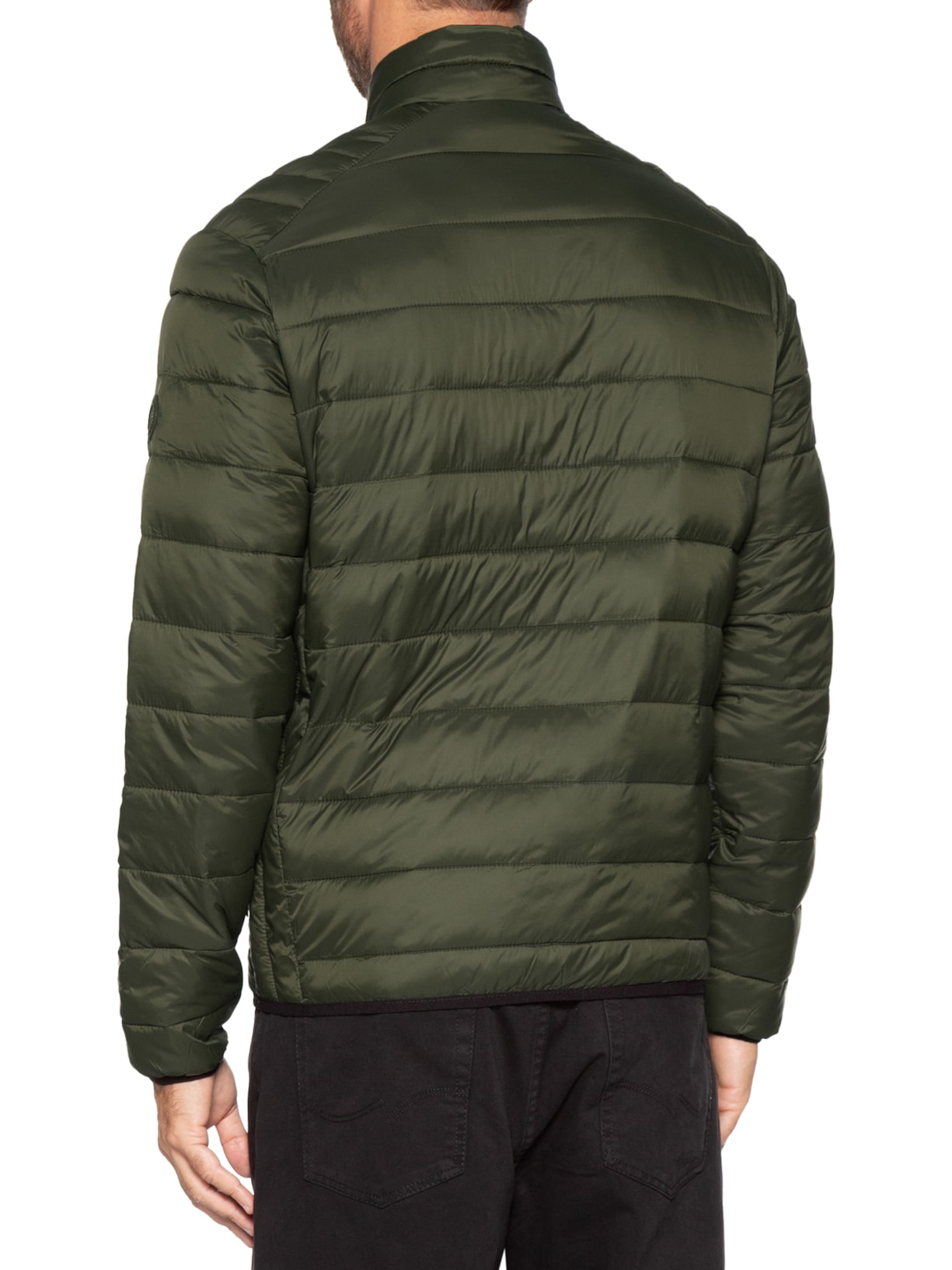 Jaqueta Masculina Puffer Bradley Light Verde Jack & Jones