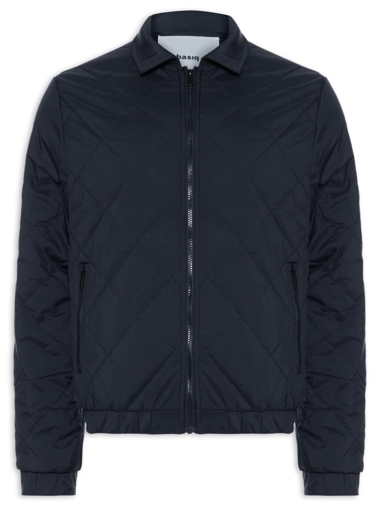 Jaqueta Masculina Puffer Casual Azul Basiq Men