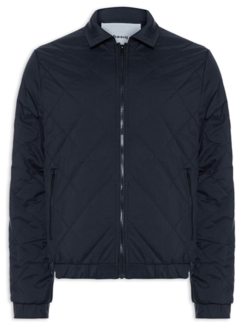 Jaqueta Masculina Puffer Casual - Azul