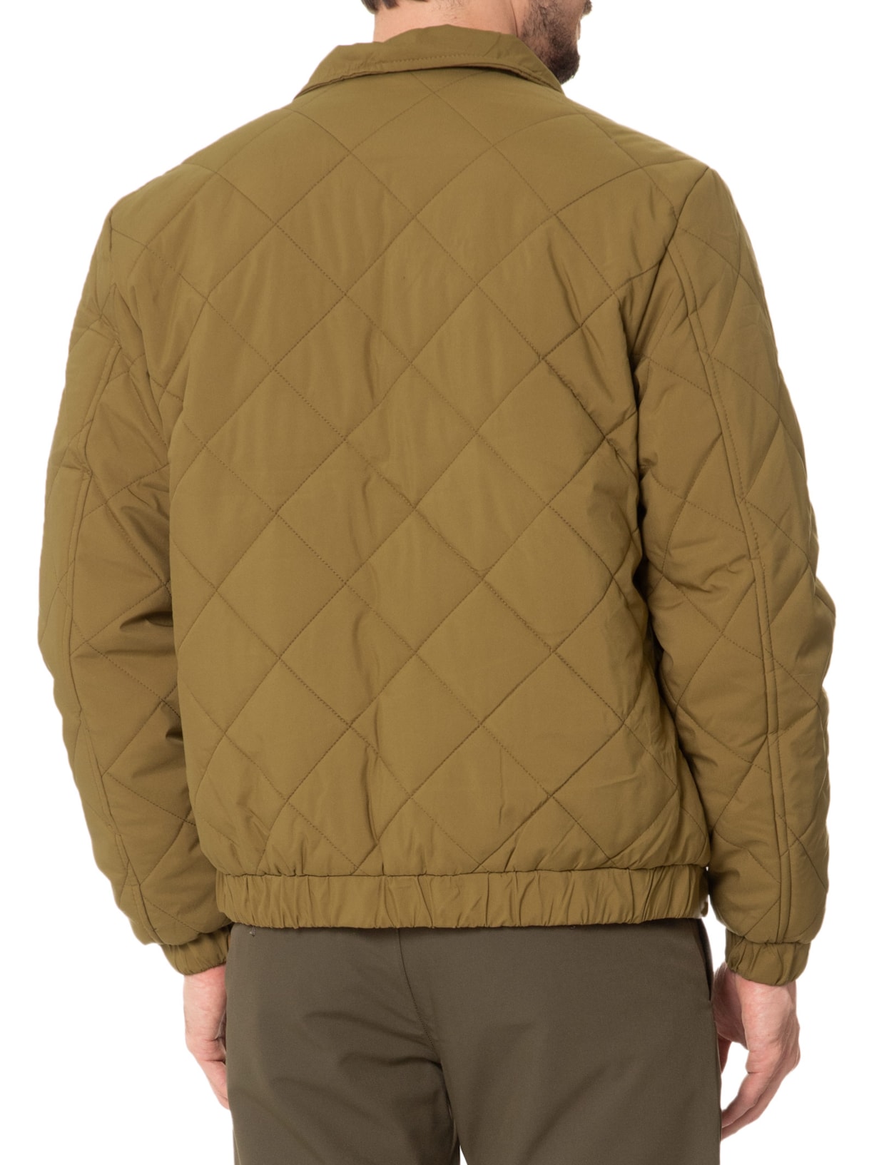 Jaqueta Masculina Puffer Casual Marrom  Basiq Men