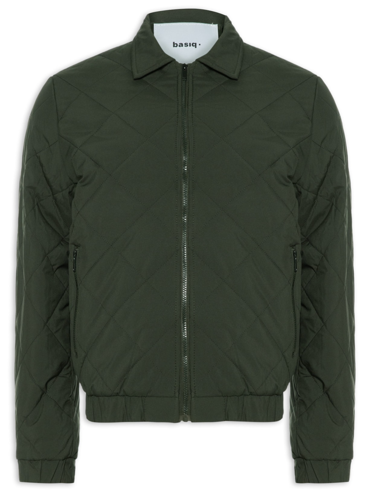 Jaqueta Masculina Puffer Casual Verde Basiq Men
