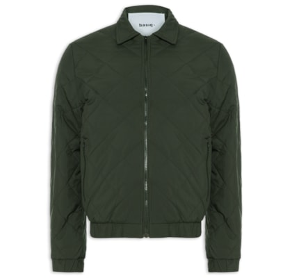 Jaqueta Masculina Puffer Casual - Verde