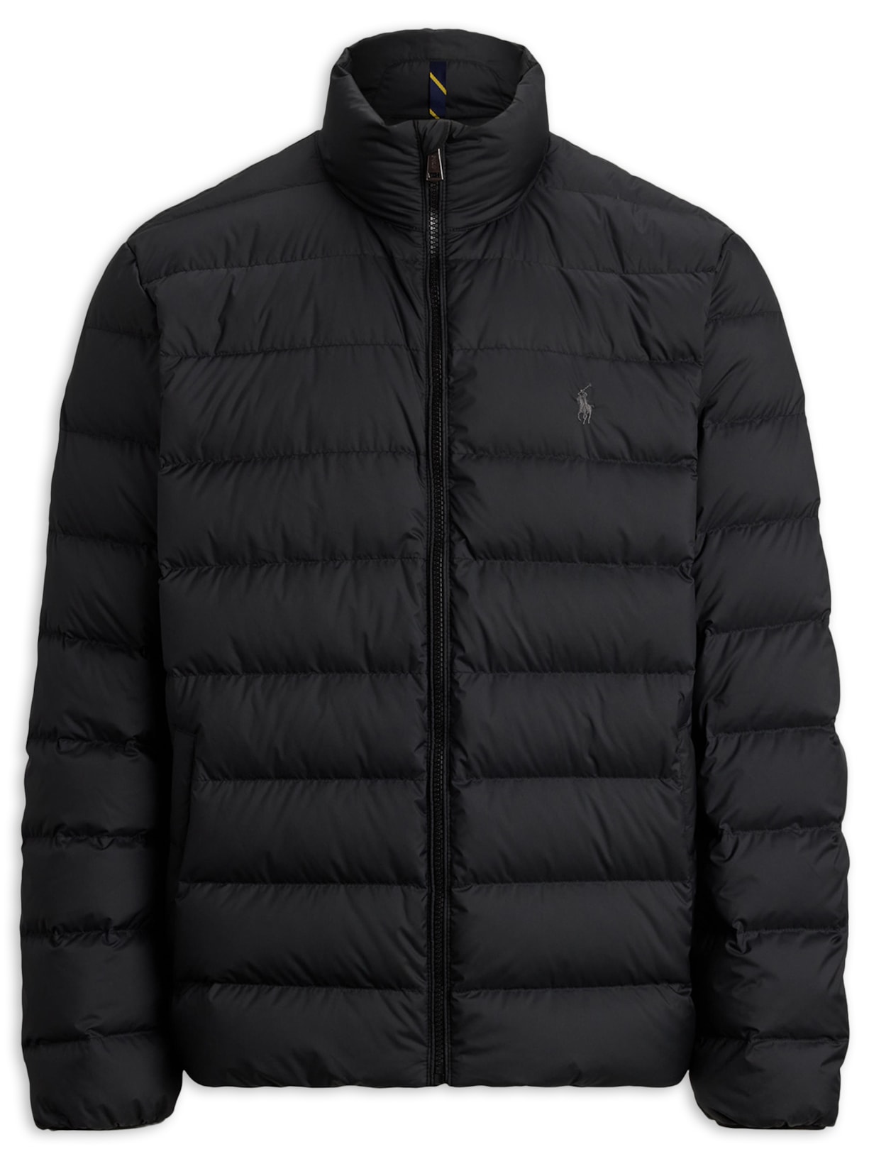 Jaqueta Masculina Puffer Classic Logo - Preto
