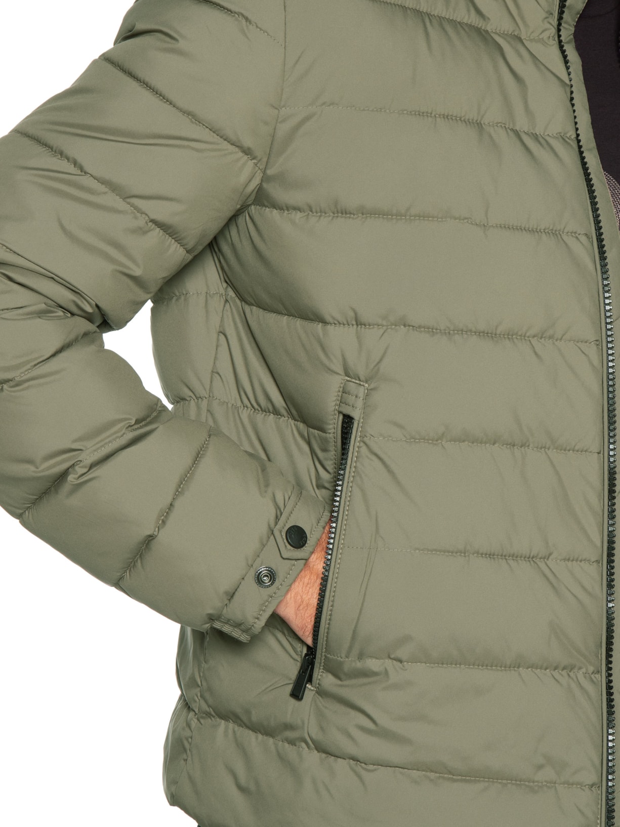 Jaqueta Masculina Puffer Collab Steiff H-Cenitos Marrom Boss