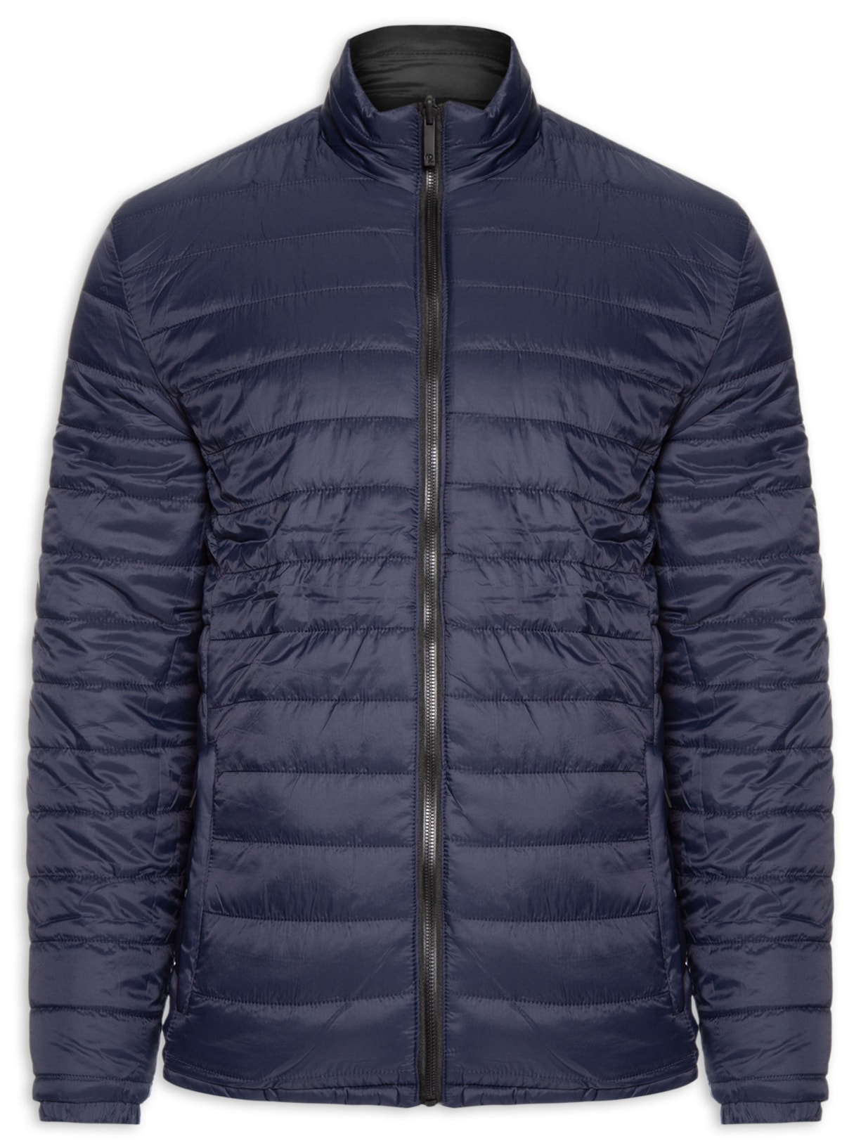 Jaqueta Masculina Puffer Dupla Face Azul '2 Essential