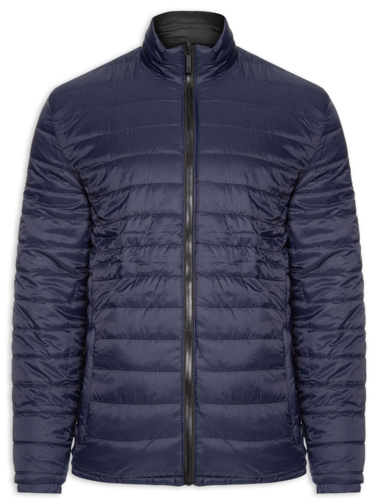 Jaqueta Masculina Puffer Dupla Face Azul '2 Essential