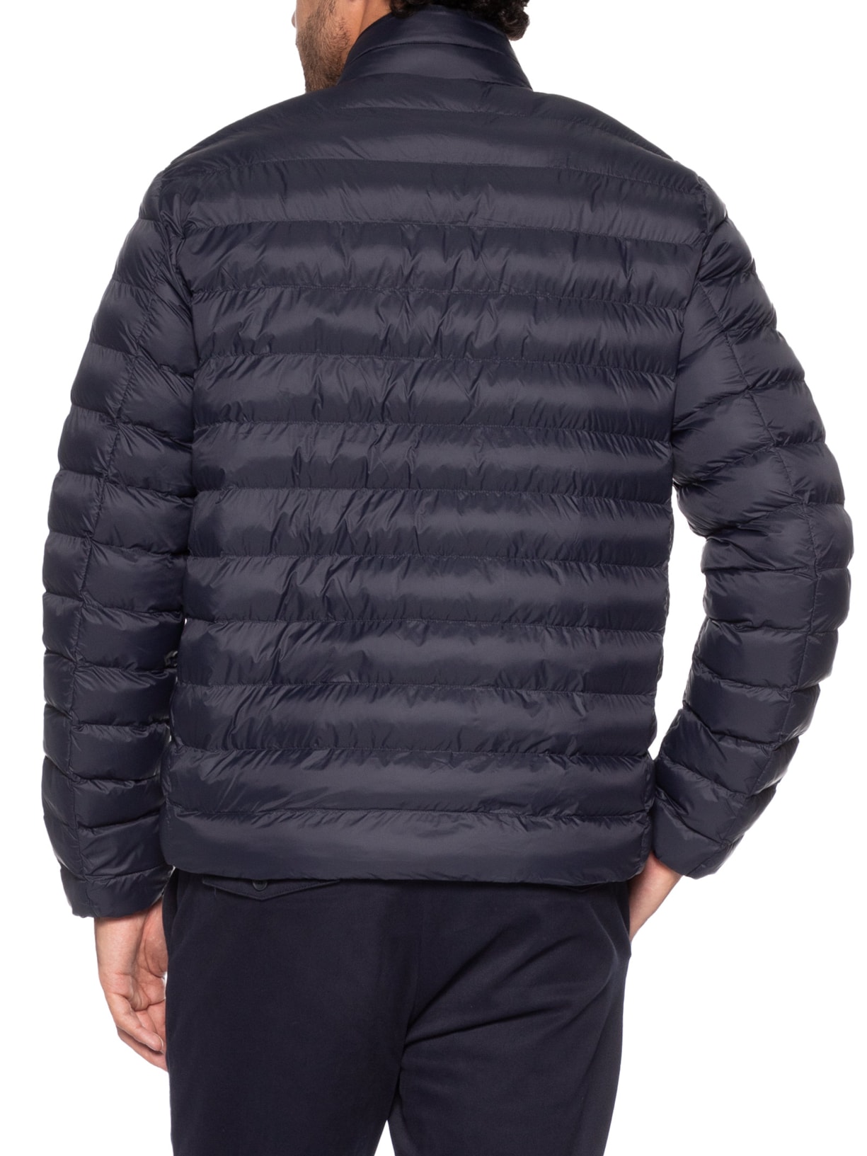 Jaqueta Masculina Puffer Essential Logo No Peito Azul Tommy Hilfiger