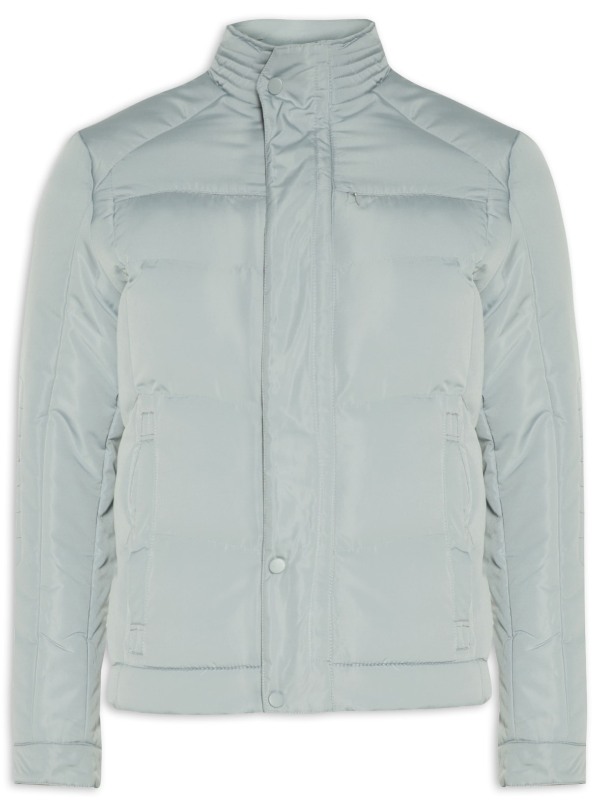 Jaqueta Masculina Puffer Gomos - Cinza