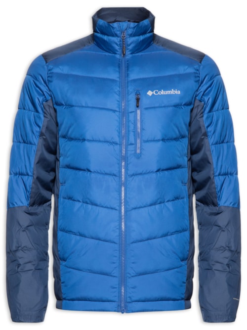 Jaqueta Masculina Puffer Labyrinth Loop™ - Azul