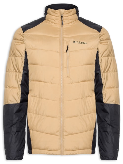 Jaqueta Masculina Puffer Labyrinth Loop™ - Bege