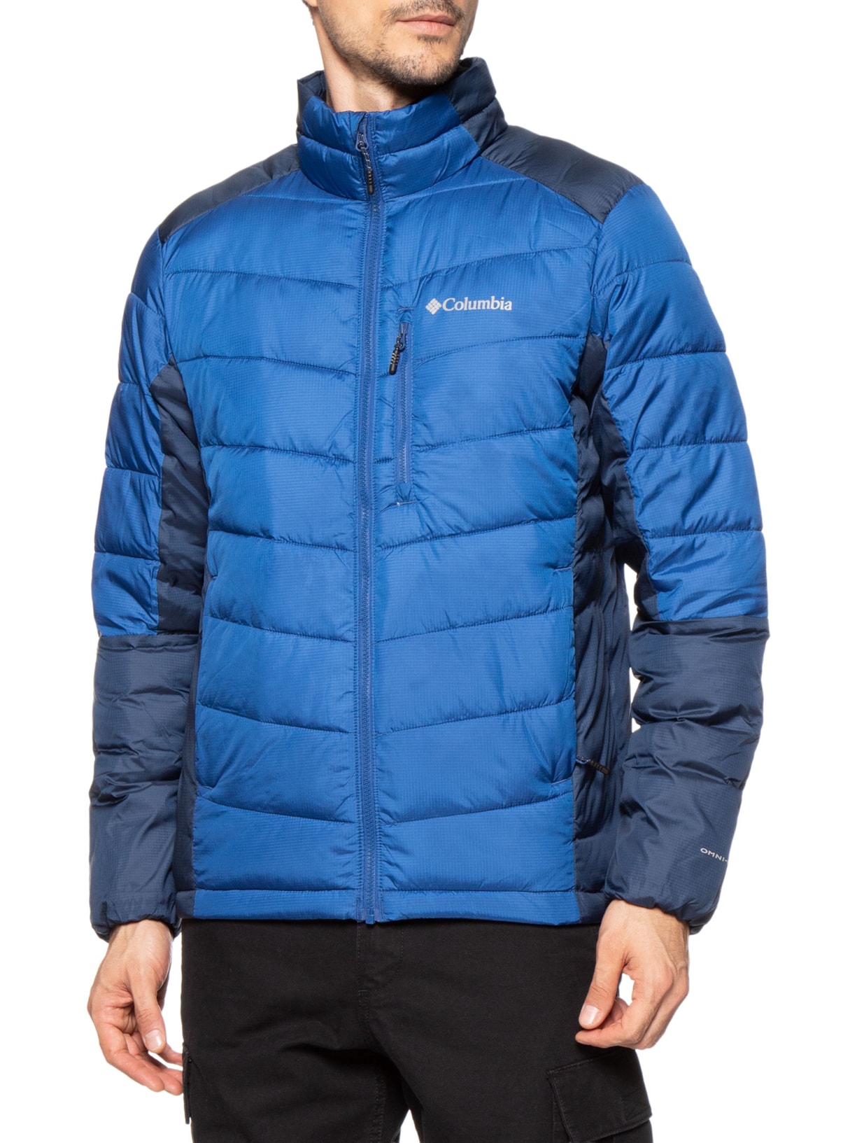 Jaqueta Masculina Puffer Labyrinth Loop Azul Columbia