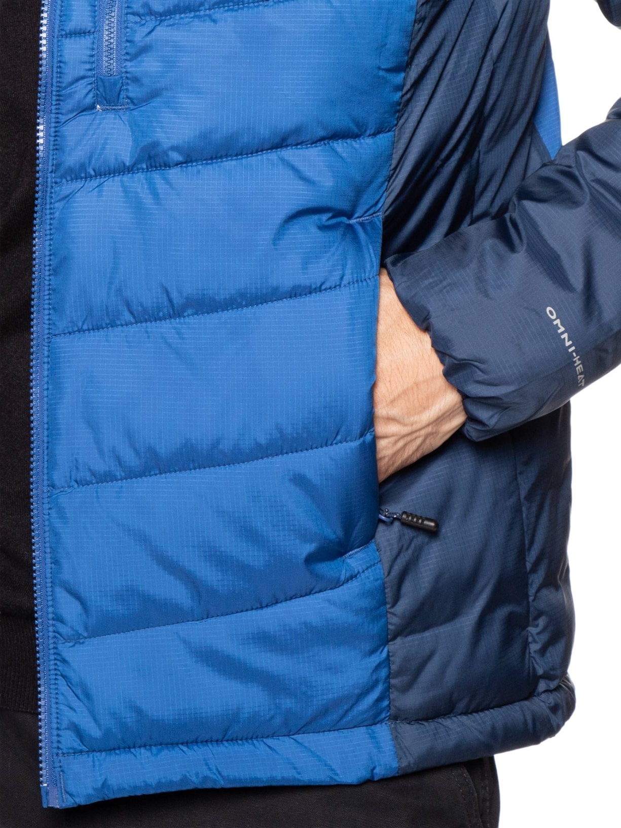 Jaqueta Masculina Puffer Labyrinth Loop Azul Columbia