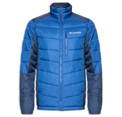 Jaqueta Masculina Puffer Labyrinth Loop™ - Azul