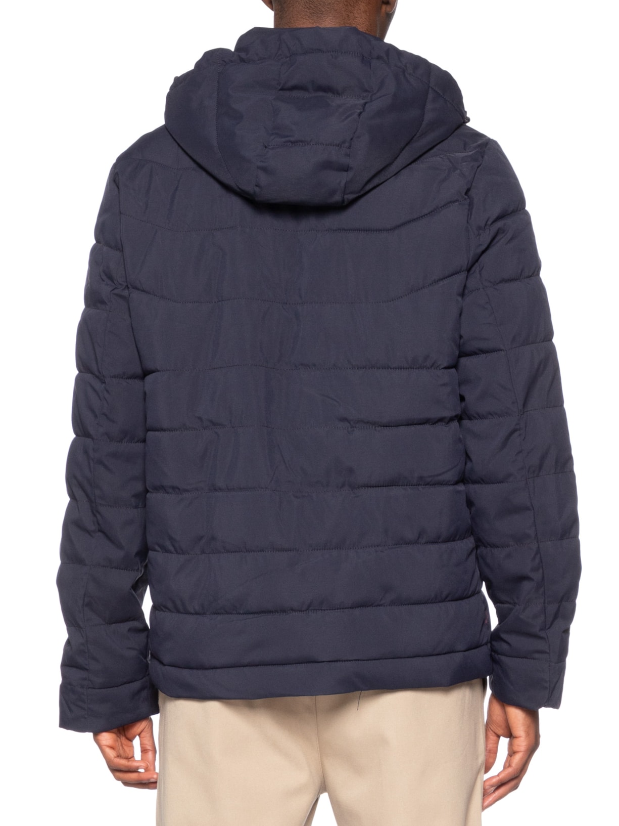 Jaqueta Masculina Puffer Londres Azul Pineapple