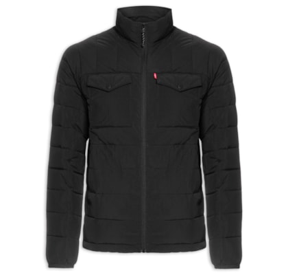 Jaqueta Masculina Puffer Matelassada - Preto