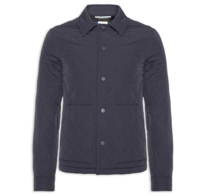 Jaqueta Masculina Puffer Novo Matelasse - Azul