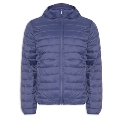 Jaqueta Masculina Puffer Nylon - Azul