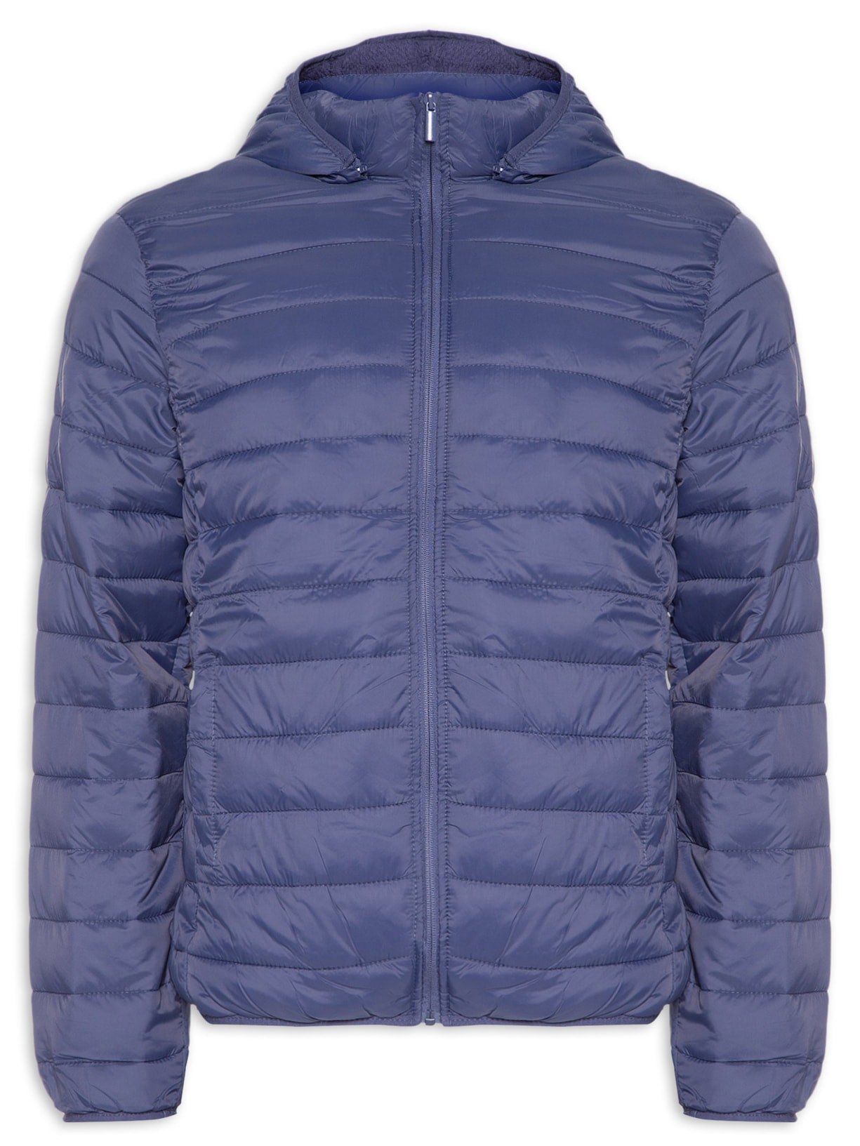 Jaqueta Masculina Puffer Nylon - Azul