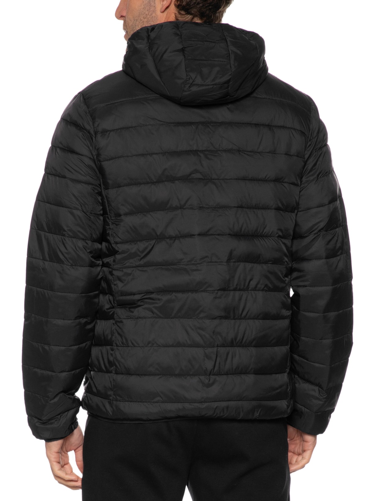 Jaqueta Masculina Puffer Nylon Preto Basiq Men