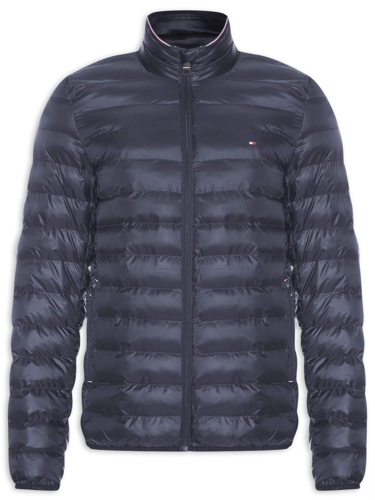 Jaqueta Masculina Puffer Packablecircularjacket Azul Tommy Hilfiger
