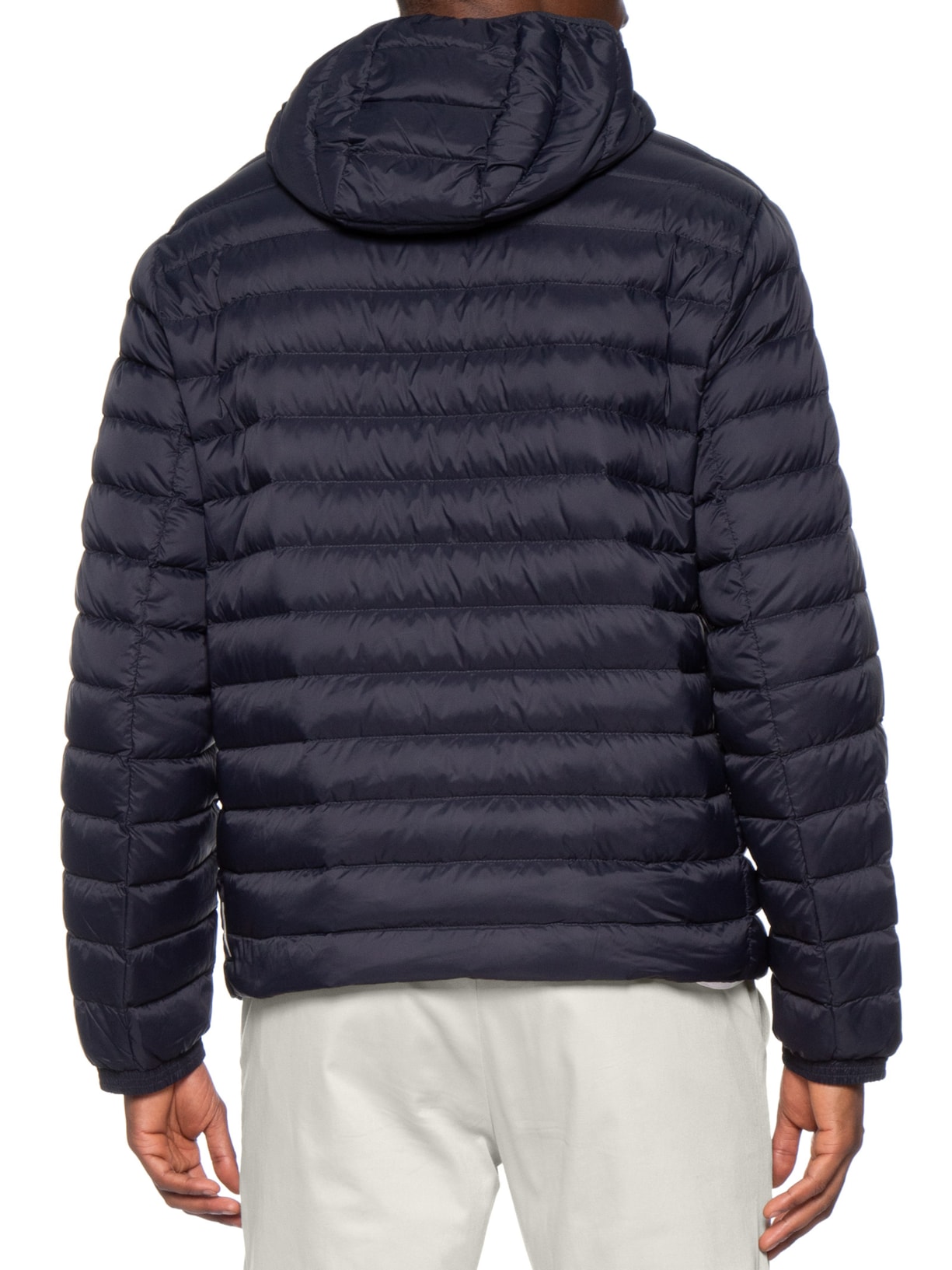 Jaqueta Masculina Puffer Piumino Com Capuz Azul Armani Exchange
