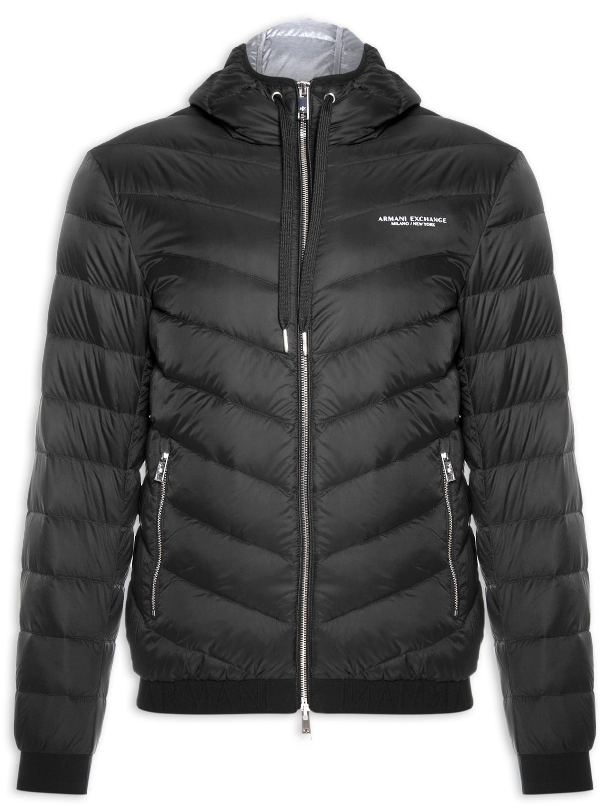 Jaqueta Masculina Puffer - Preta