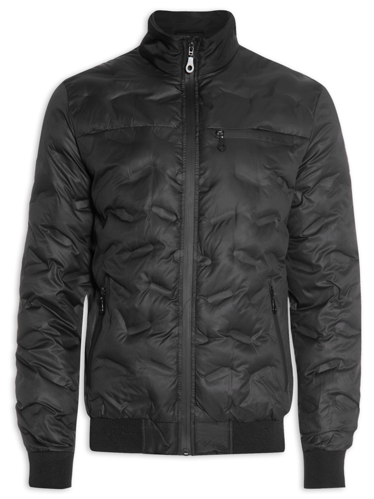 Jaqueta Masculina Puffer - Preto