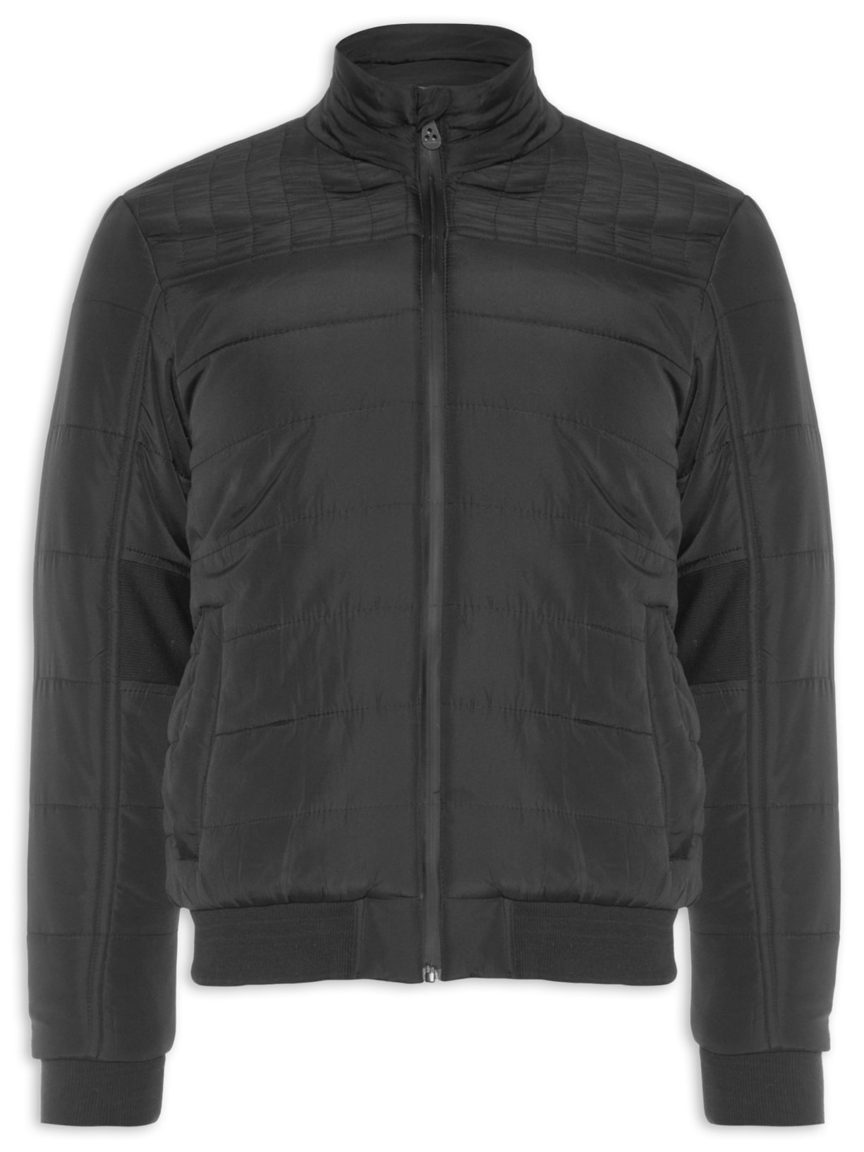 Jaqueta Masculina Puffer - Preto