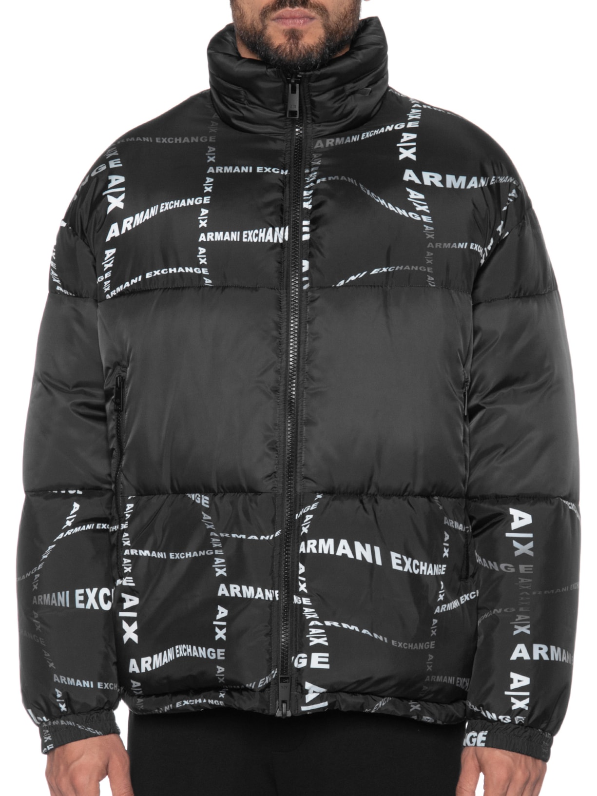 Jaqueta Masculina Puffer Preto Armani Exchange