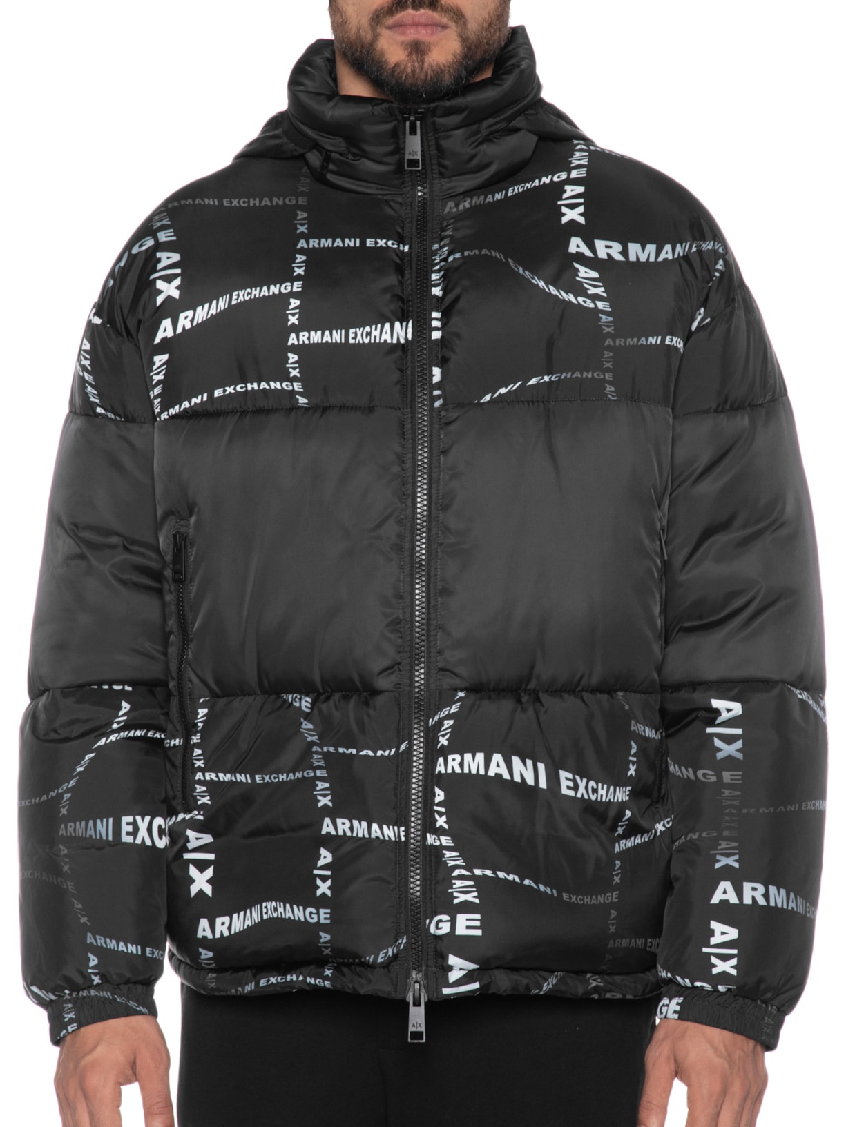 Jaqueta Masculina Puffer Preto Armani Exchange