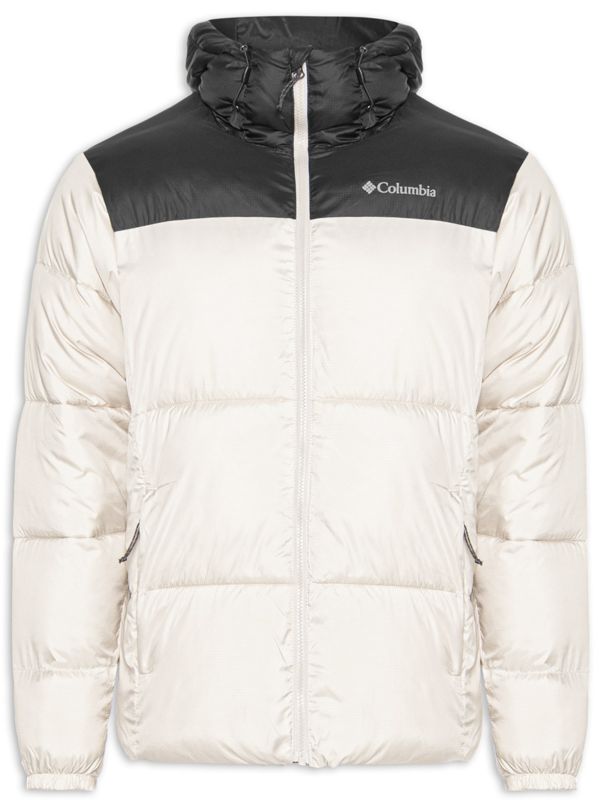 Jaqueta Masculina Puffer Puffect™ Hooded ll Branco Columbia