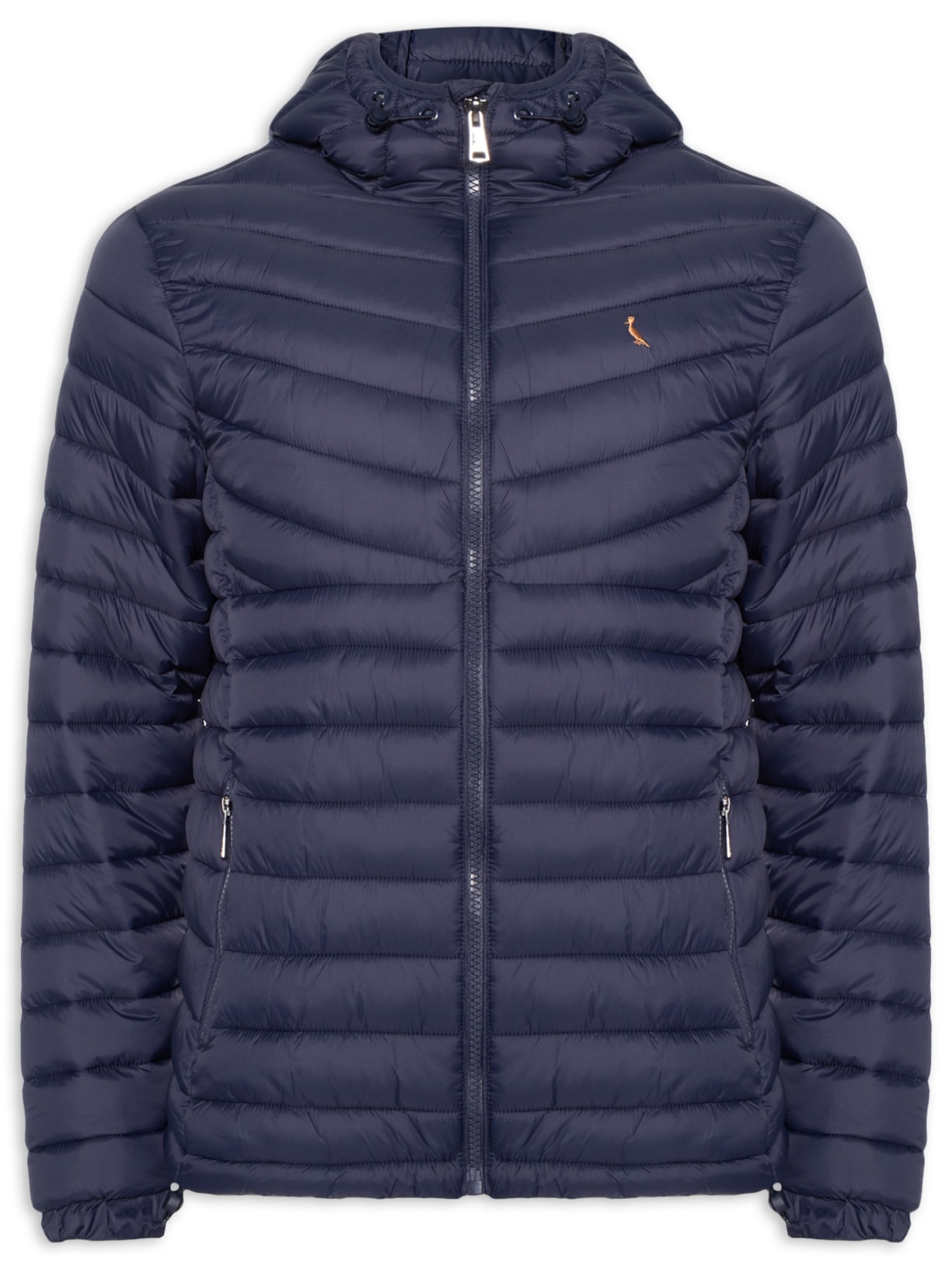 Jaqueta Masculina Puffer Uptown Color Bird Azul Reserva
